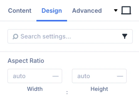 New Aspect Ratio Controls in Divi 5