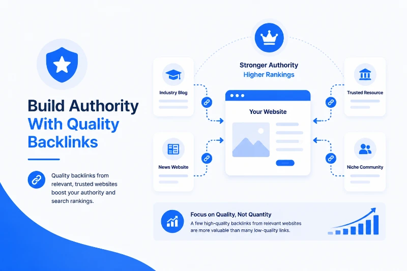 Build Authority With Quality Backlinks