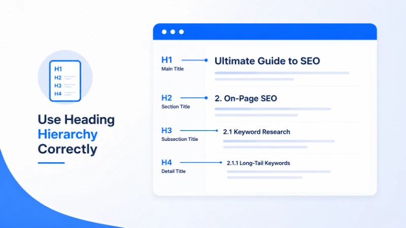 Use Heading Hierarchy