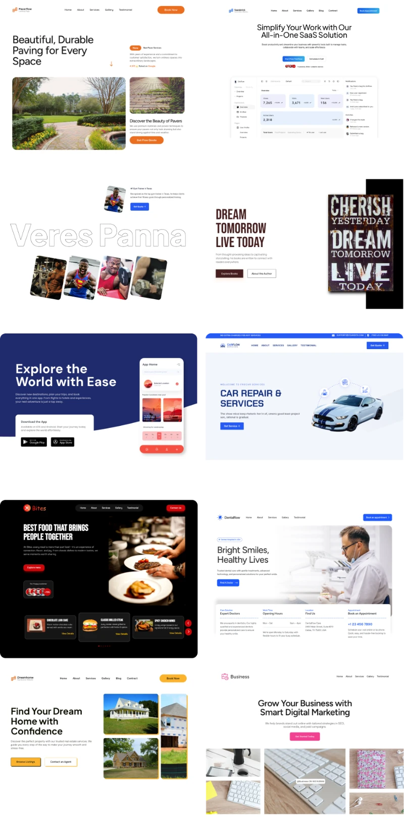 Divi 5 Hero Banner Sections Layout Pack