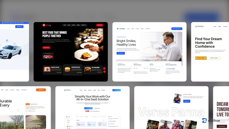 Hero Flow – Divi 5 Hero Sections Layout