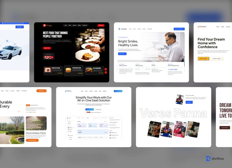 Hero Flow – Divi 5 Hero Sections Layout