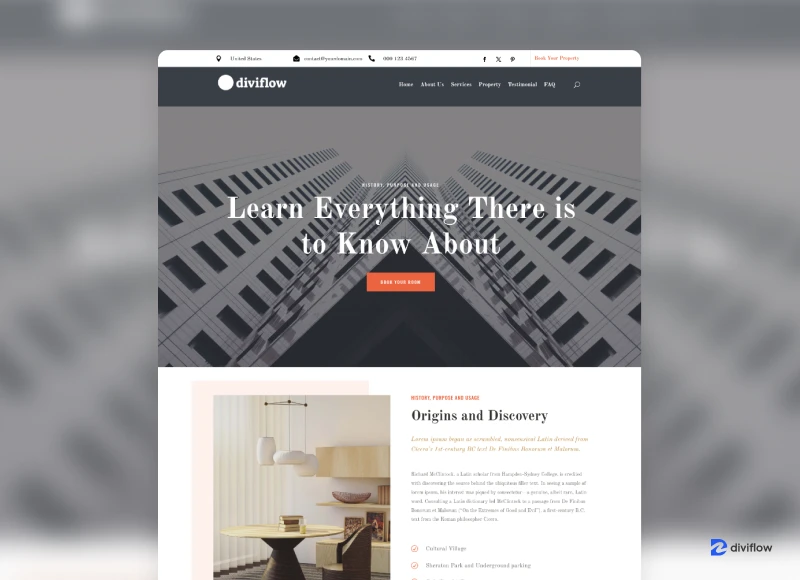 Property – Business Website Divi 5 Layout