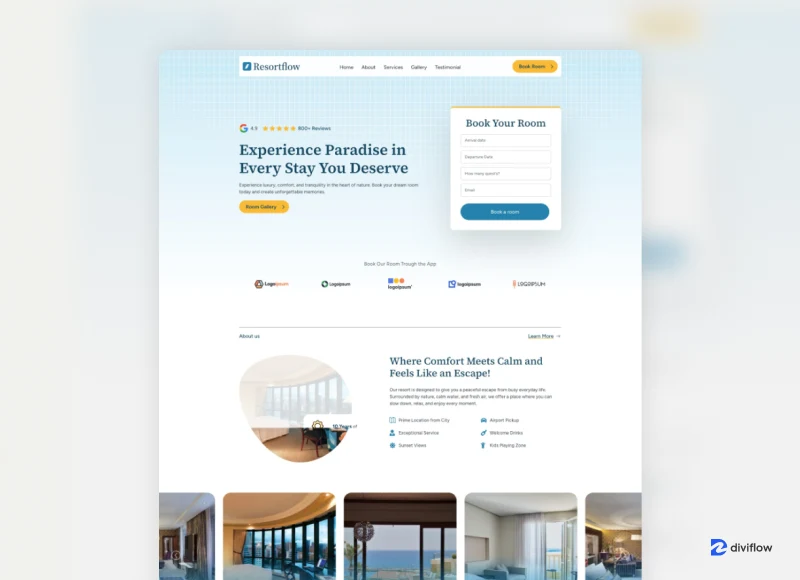 Resortflow Divi Layout